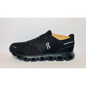 Size 10 Mens - On Running Cloud 6 All Black 3MF10071043 NEW IN BOX Extra Laces